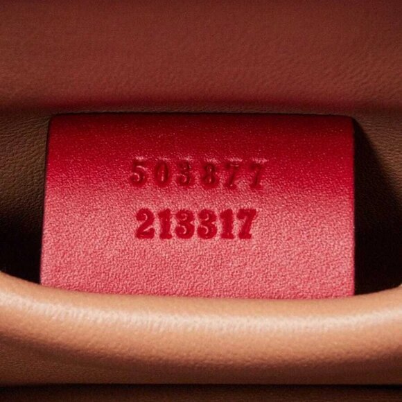 Gucci Red Snakeskin Ophidia Small Shoulder Bag - Picture 9 of 11